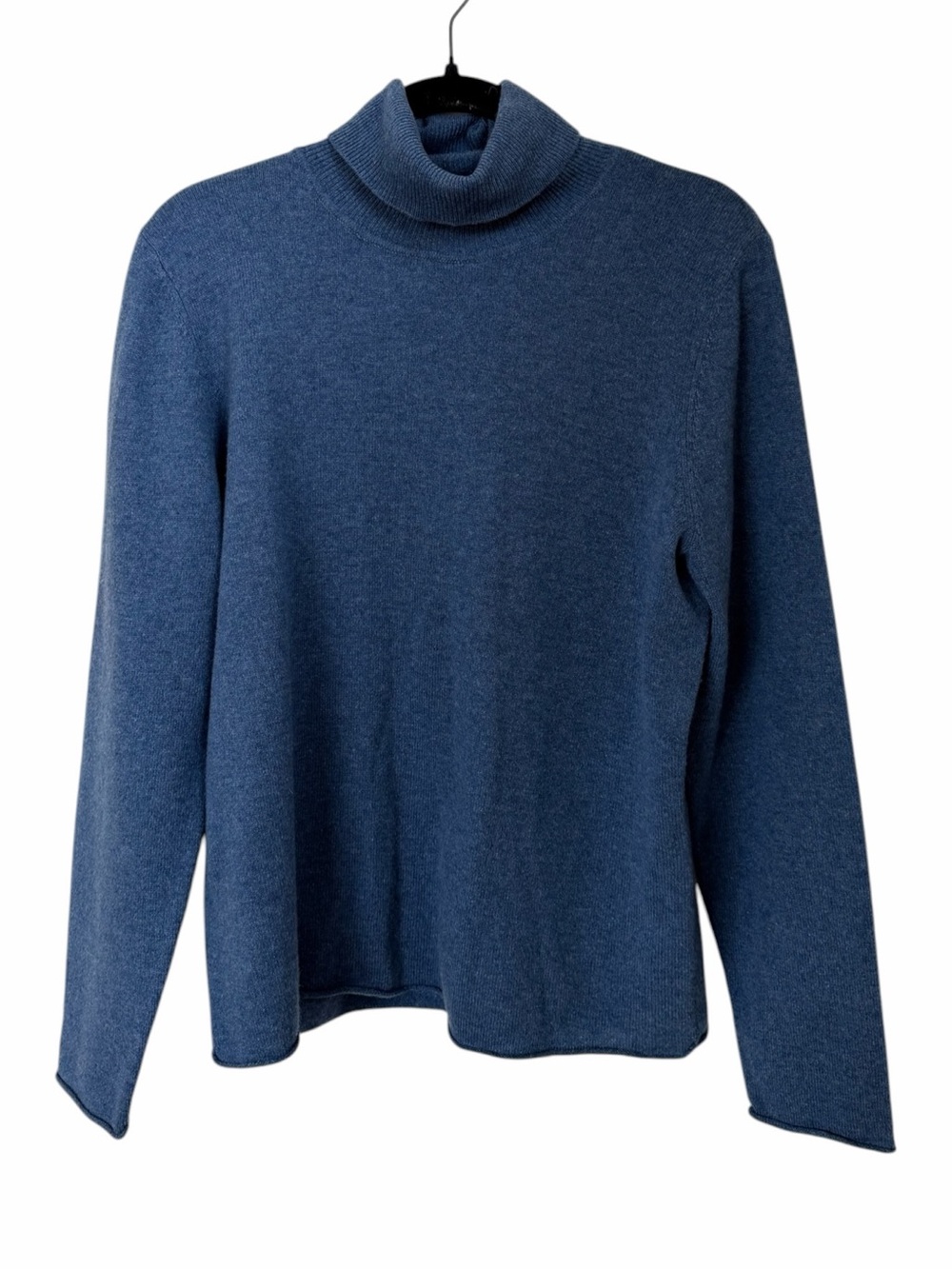 Magaschoni Cashmere Blue Turtleneck Sweater